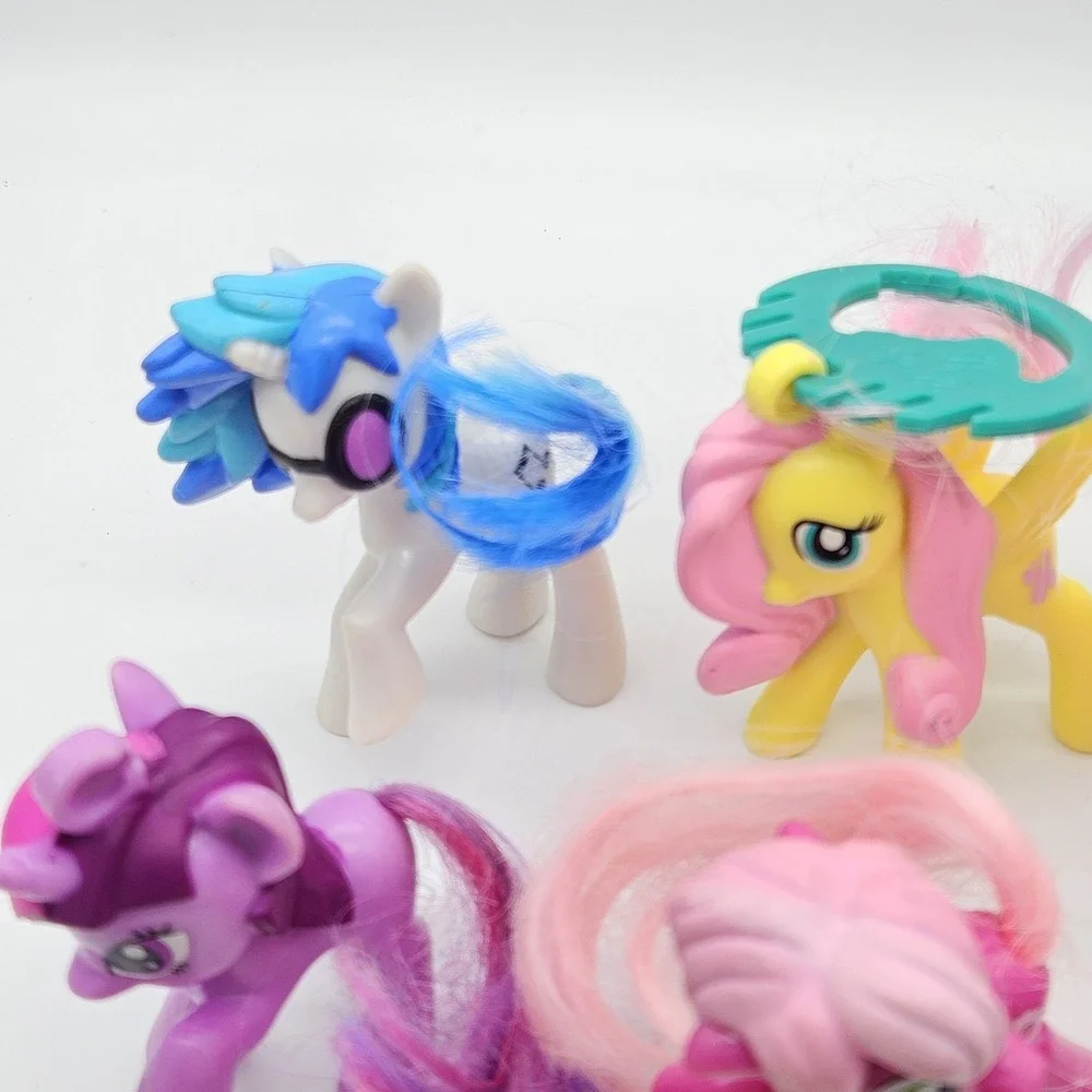 Lot of 10 My Little Pony Figures Blind Bag Mini Hair Ponies Hasbro MLP Lot
